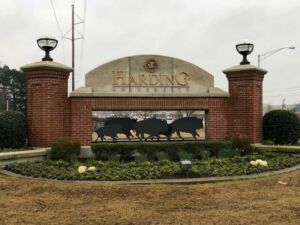 Harding University Sign